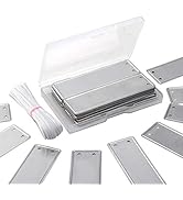 Coolrunner Plant Labels, Aluminum Plant Tags with 6 Inch Wires (100)