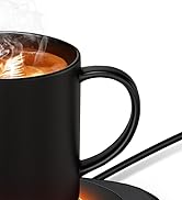 MXMZHXU Coffee Mug Warmer - 36W Cup Warmer for Desk with Temperature Display &amp; Ambient Light, 1-1...