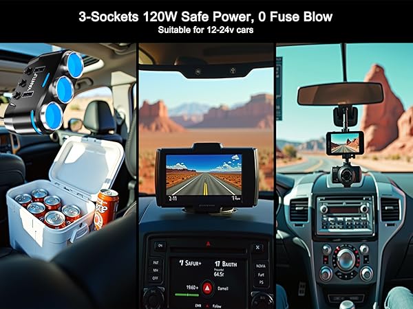 Cigarette Lighter Splitter