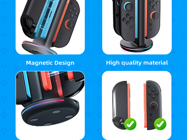 Charging Dock For Switch jovcon 2