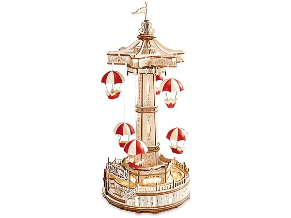 rokr wooden music box kit wooden puzzles for adults 3d puzzles wood models to build for adults 