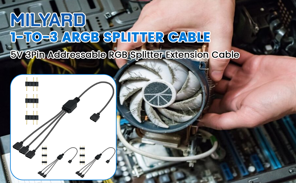 addressable rgb splitter extension cable