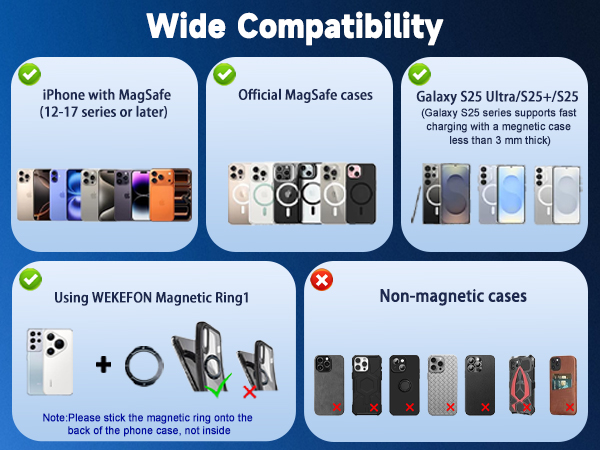 magnetic car phone holder