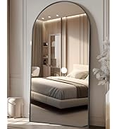 Antok Full Length Mirror, 81"x41" Oversized Floor Mirror Freestanding, Full Body Floor Standing M...