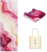 MicaYoung Travel Foldable Yoga Mat 1.5 mm Thick, Non-Slip Lightweight Portable Pilates Exercise M...