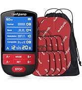Comfytemp TENS Unit Muscle Stimulator for Back Sciatica Neck Pain Relief, 4 Therapy Waveforms Dua...