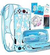 TIKOdirect Carrying Case for Switch, Cute Portable Travel Bag Accessories with Soft Protective Co...
