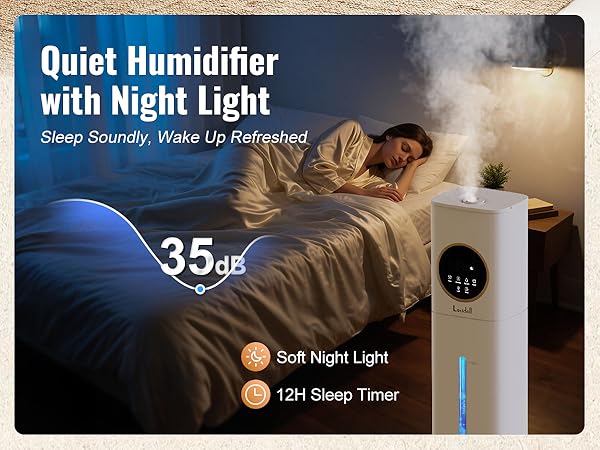 lacidoll Humidifiers for Large Room Home whole house