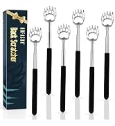 6 Pack Back Scratcher Fathers Day Dad Gifts, White Elephant Gifts for Adults, Stocking Stuffers f...