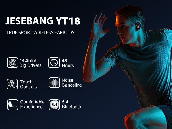 android phones wireless earbuds sport earbud with microphone workout headphone headphone with mic