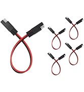 5PCS SAE Connectors Disconnect Wire Harness,2 Pin SAE Plug with 14 Gauge Wire,Universal 13i...