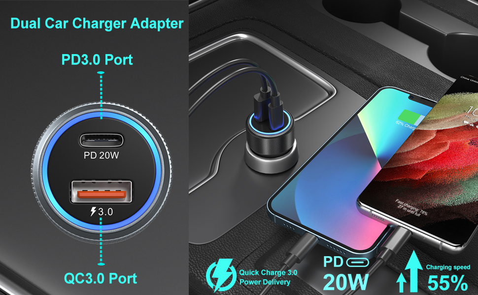 Dual USB Charger Adapter