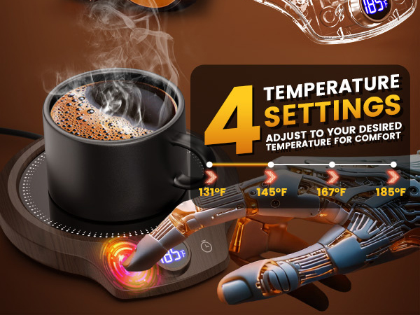 Coffee Mug Warmer Wood