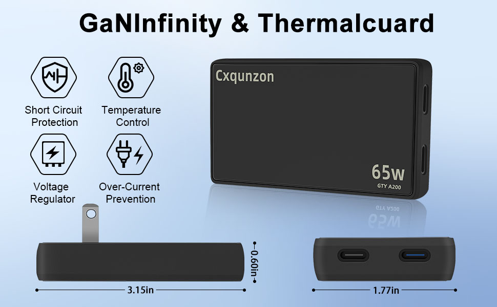 flat usb c wall charger