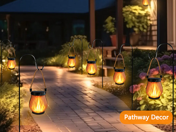 Solar Lantern Lights Outdoor Waterproof