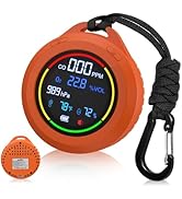Oxygen Detector, SQECH 5-in-1 Rechargeable Oxygen Monitor Measures CO/O2/Temperature/Humidity/Atm...