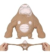 Stretchy Gorilla Fidget Toys, Heavy Sand Filled Squishy Medium Monkey Toy for Anxiety Relief, Sof...