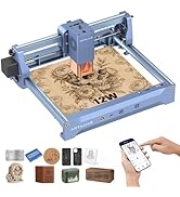 Artilume U1 Laser Engraver 12000mW, Laser Engraver and Cutter Machine, WiFi, 0.01mm Precision, La...