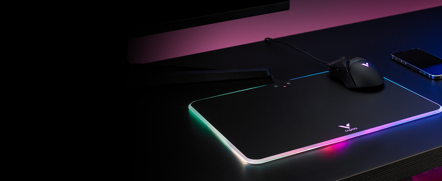 V10RGB WIRELESS CHARGING MOUSE MAT