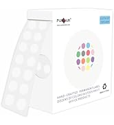 PARLAIM White Dot Stickers 1/4 Inch Permanent Color Coding Sticker Label, 1000 PCS Small Round Ci...