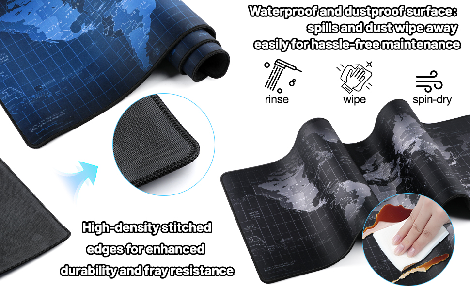 High-density corner stitching, waterproof &amp;amp; dustproof — wipes clean