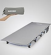 MARCHWAY Ultralight Folding Tent Camping Cot Bed, Portable Compact for Outdoor Travel, Base Camp,...