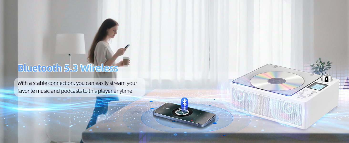 Portable CD Player Boombox