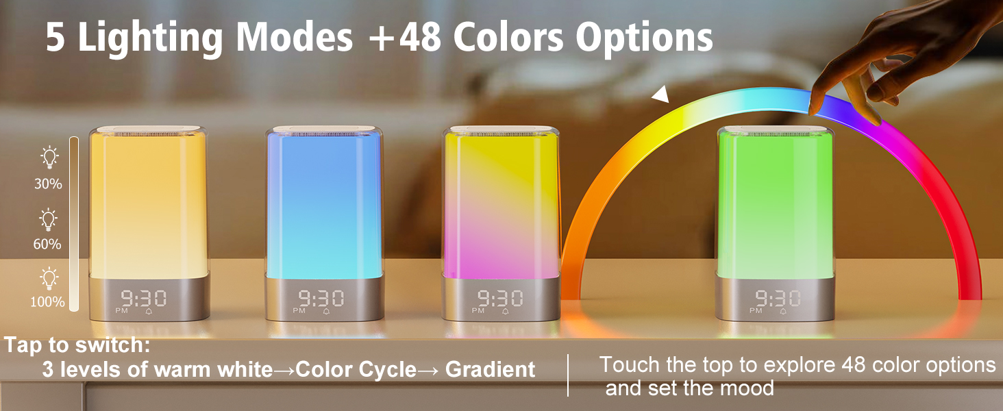 nightlight lamp for bedroom bedside lamp touch lamp teen girl gifts trendy stuff anniversary gifts