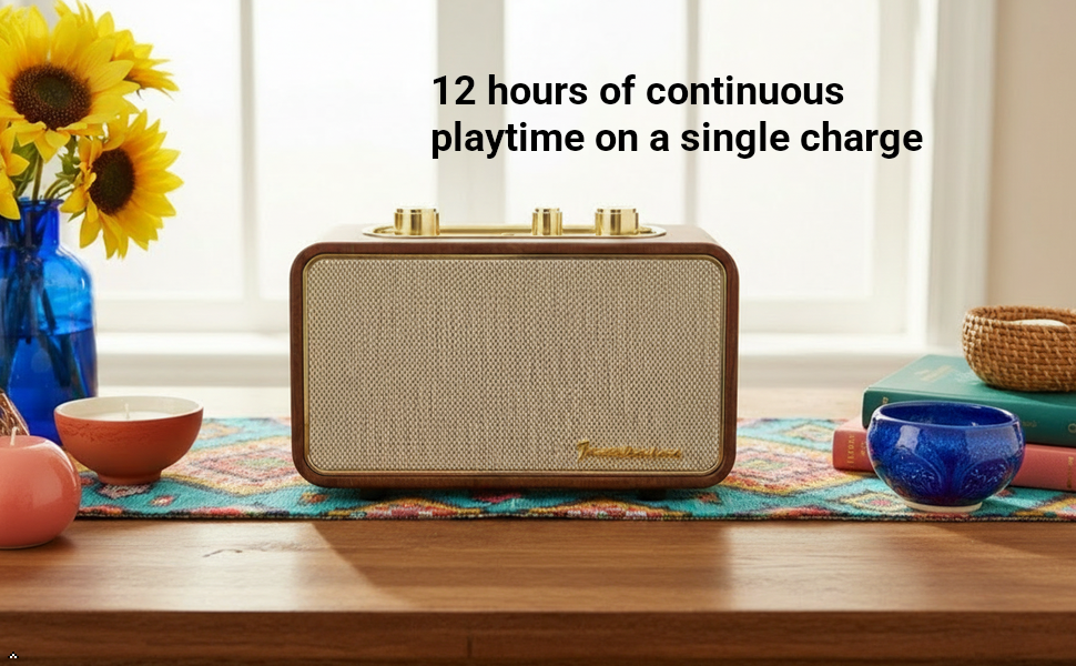 retro bluetooth speaker wireless wood speaker portable speaker vintage bluetooth speaker FM radio