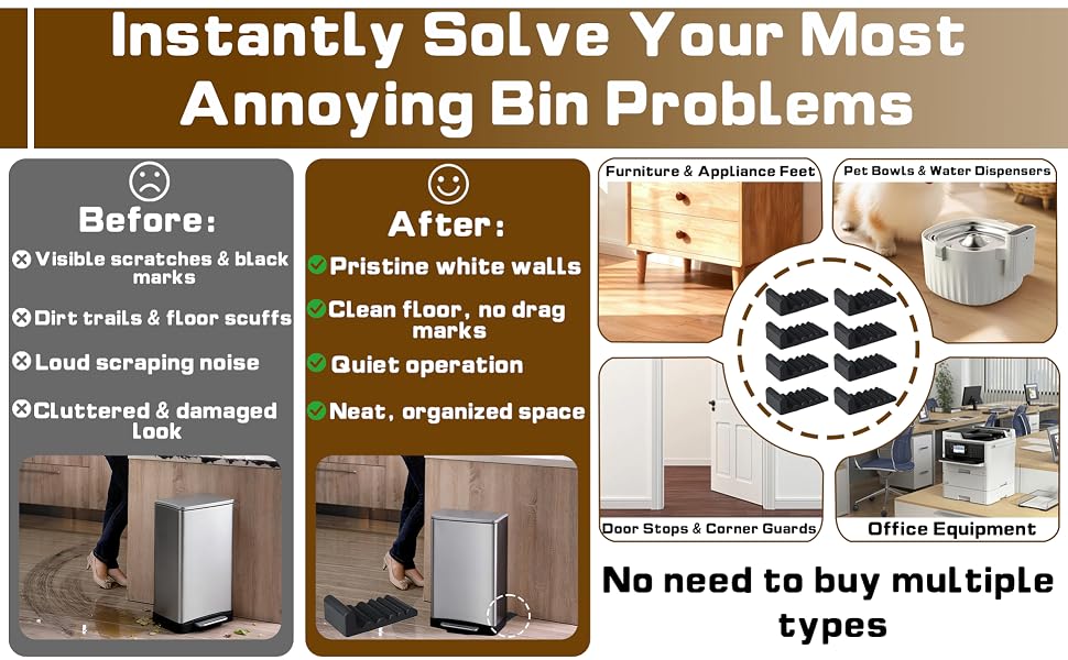 trash can wall guard bumpers A+5