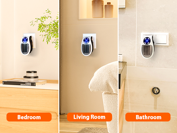 plug in heater wall outlet heater wall plug heater small heater mini heater space heater bathroom