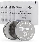 EEMB 5 Pack CR2450 Battery 3V Lithium Battery 2450 Button Coin Cell Batteries DL2450?ECR2450?BR24...