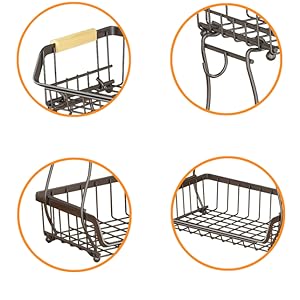 Sturdy Metal Wire Construction