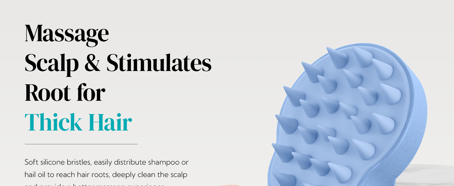 Scalp Massager Scalp Scrubber Shampoo Brush