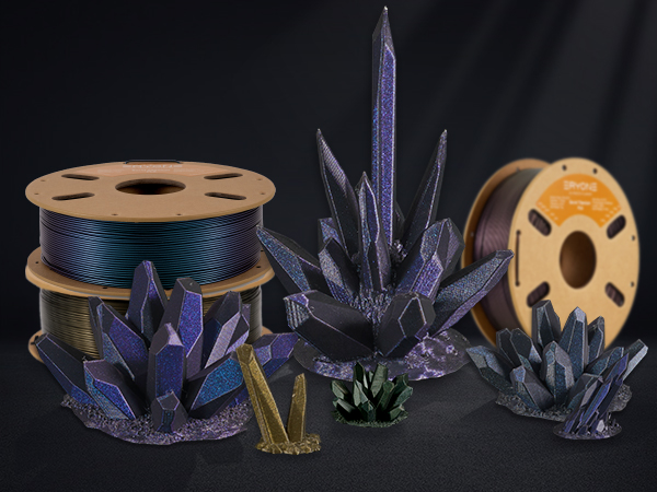 Color Changeable PLA Filament Burning Titanium Filament