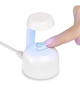 Beetles Mini UV Light for Gel Nails Gel Polish UV Led Lamp Gel x Lamp with Smart Sensor for Easy ...