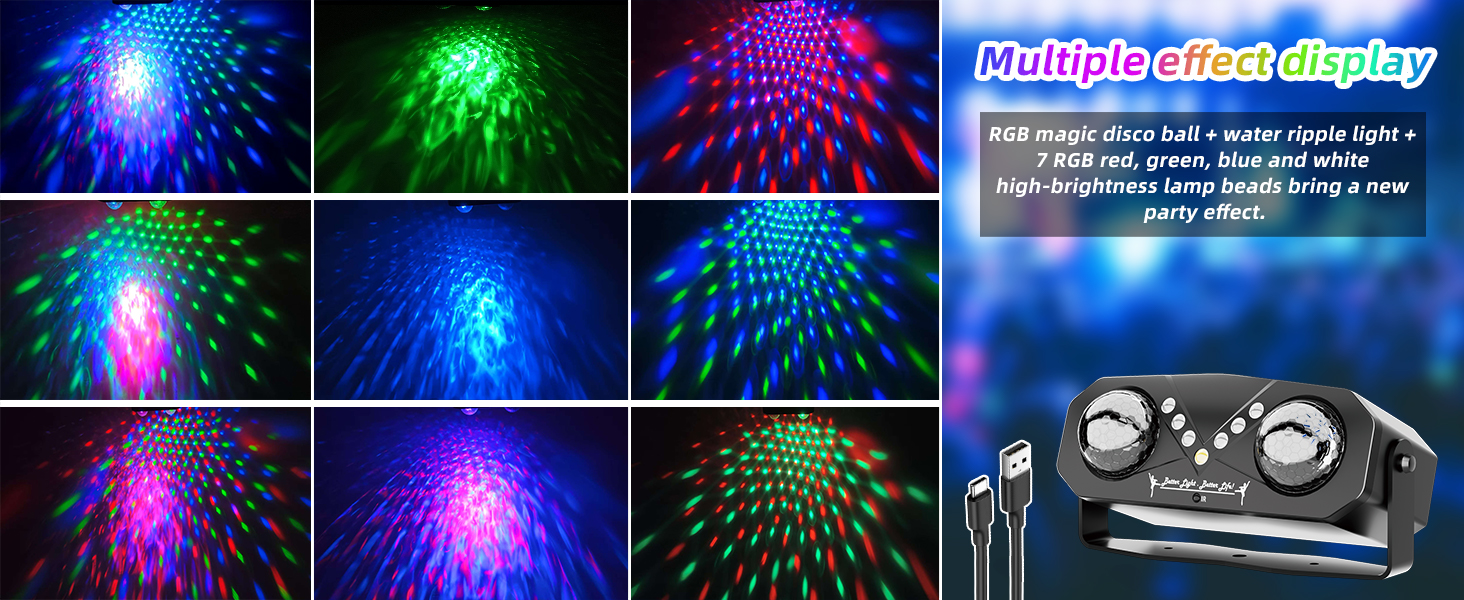Various display effects RGB mode