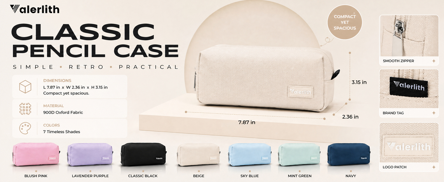 classic pencil case simple practical