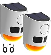 ChunHee Solar Motion Sensor Alarm Outdoor 4 Working Mode Dog Barking Motion Activated Alarm 129dB...