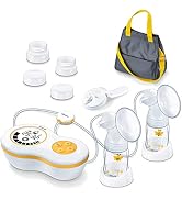 Beurer BY70 Dual Wearable Breast Pump, Electric Breast Pump with 10 Pumping and 10 Stimulation Le...