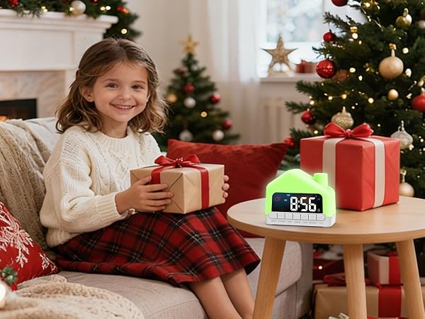 Azxb Alarm Clock for Kids with White Noise Sleep Aid