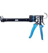 OX Tools Pro OX-P044410 10 Ounce Heavy Duty Caulk Gun, 12:1 Thrust Ratio, 10 oz Caulking Gun, Cau...