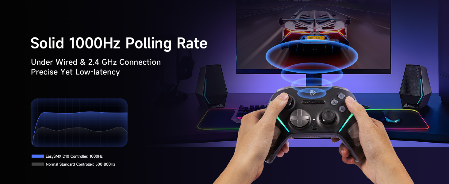 1000Hz Polling rate PC controller