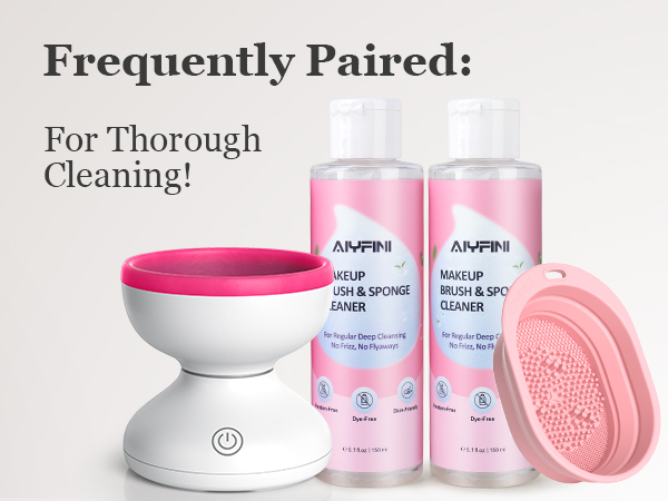for thorough cleaning makeup brush cleaning kit