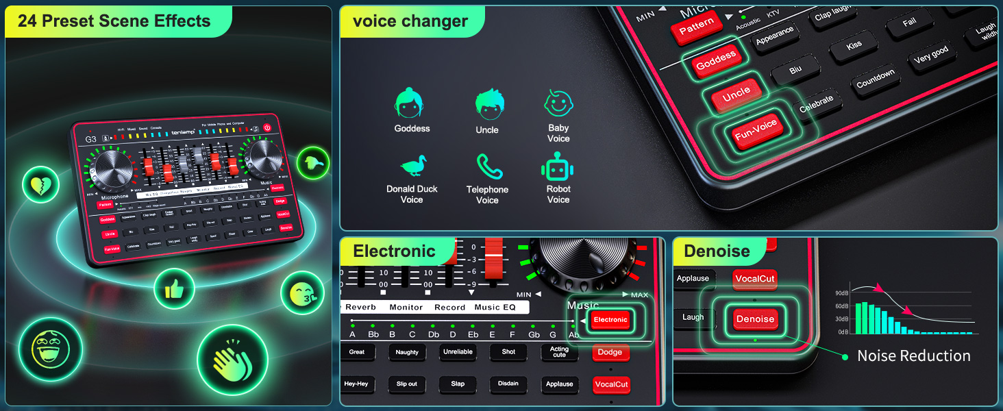 studio equipment music recording equipment podcast microphone bundle