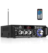 HiFi Bluetooth Audio Amplifier 298A Mini Stereo Amp RMS 40W Max 300W 2.0 Channel Audio Power Ampl...