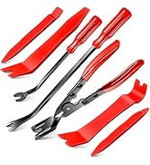 Doaho 7 Pcs Car Trim Removal Tool Kit with Non-Scratch Plastic Pry Tool and Fastener Clip Pliers ...