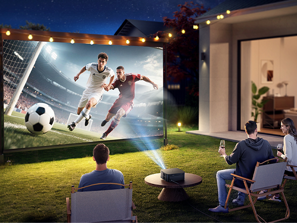 outdoor movie projector