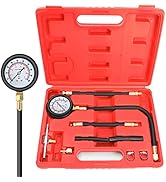 BETOOLL Fuel Pressure Test Kit - Fuel Pressure Gauge - 0-100PSI Fuel Injection Pump Pressure Test...