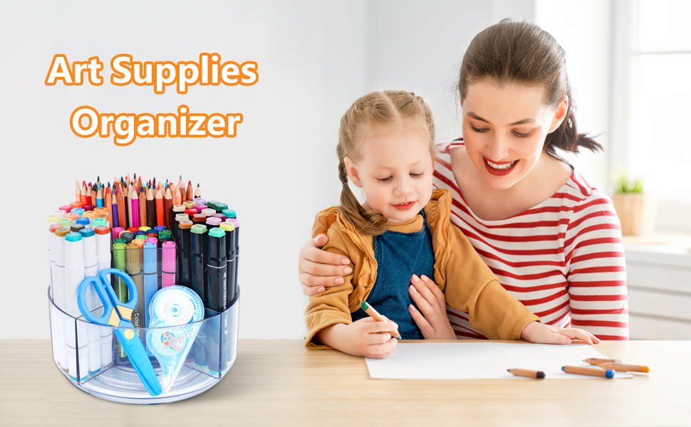 Art supplies organizer
